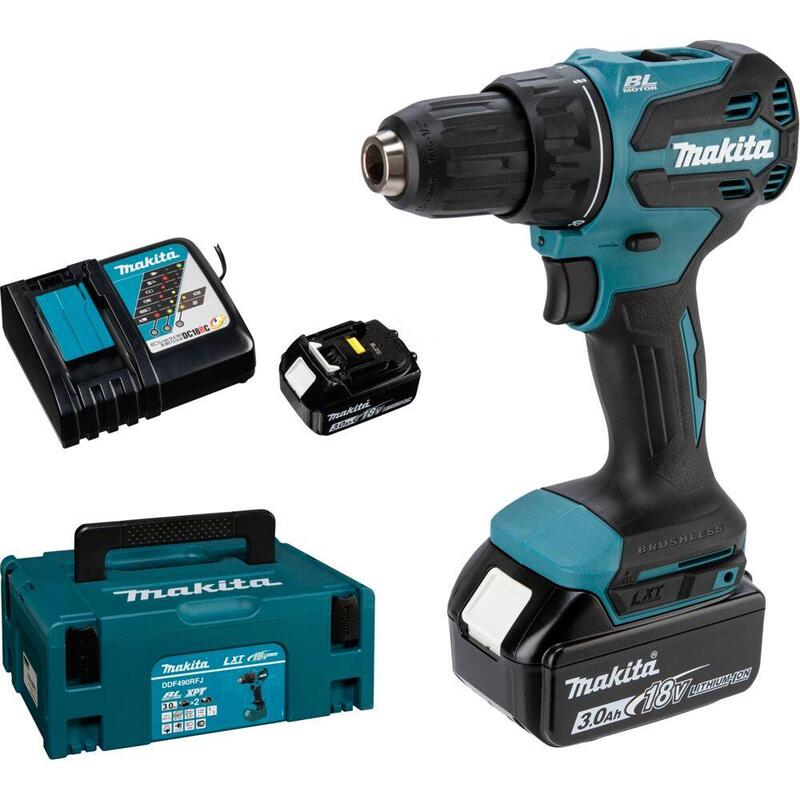 Makita  Ddf490rfj Akku-Bohrschrauber 18v