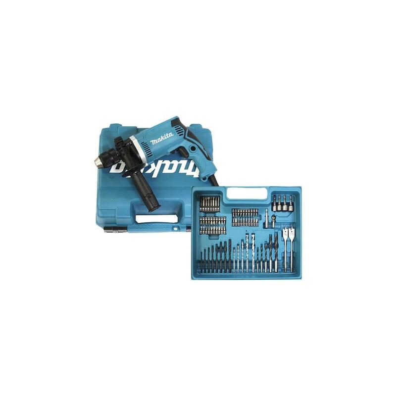 Makita Hp1631kx3, Taladradora De Impacto Azul/Negro
