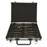 Makita Juego De Taladro Y Cincel D-42400, Sds-Plus, 13 Piezas, Juego De Cincel Y Taladro D-42400