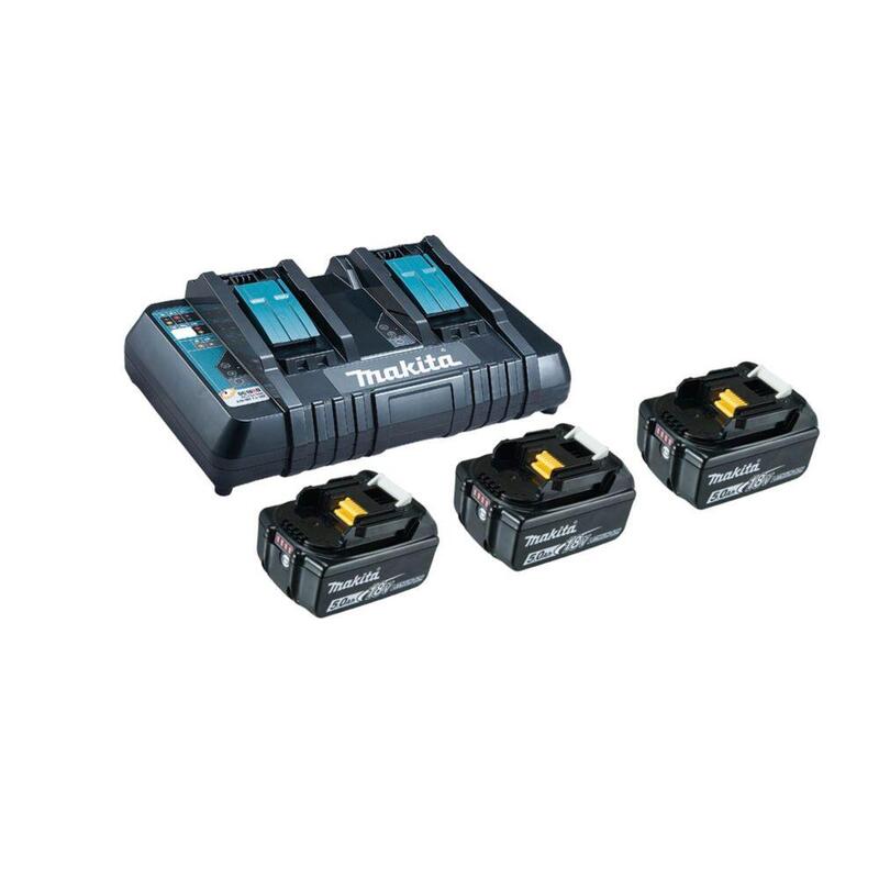 Makita Kit De Fuente De Alimentación 18v 5ah, Set