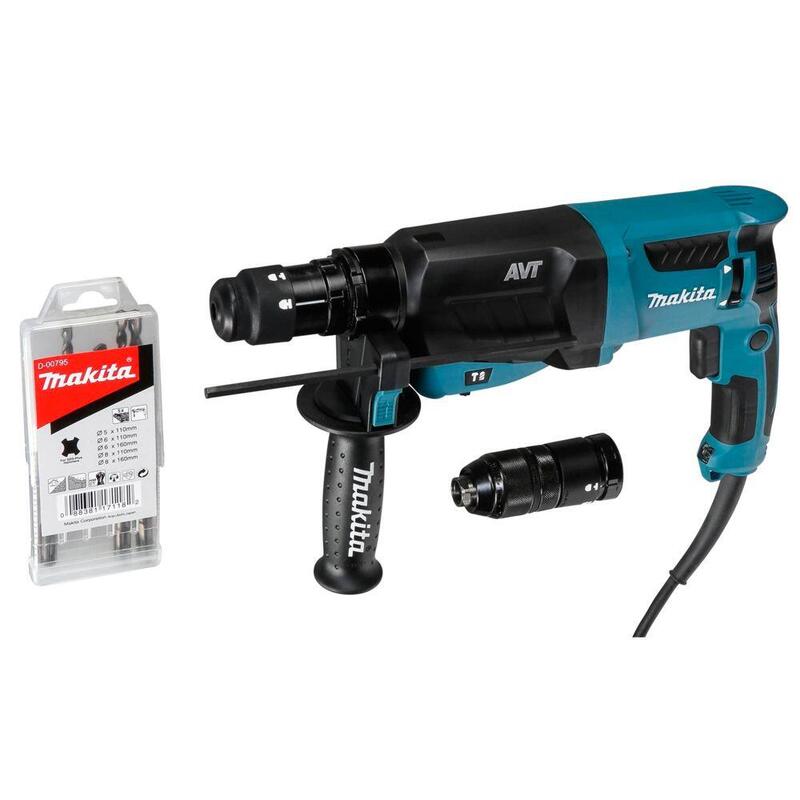 Makita Martillo Combinado Hr2631ft13, Martillo Perforador Hr2631ft13