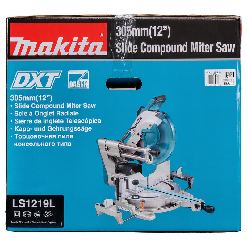 Makita Sierra De Inglete Ls1219l, 305 Mm Ls1219l
