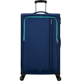 Maleta De Cabina American Tourister Sea Seeker Spinner 80cm 80x47.5x28.5cm 4 Ruedas Marino Combate