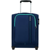 Maleta De Cabina American Tourister Sea Seeker Upright 45x36x20cm 2 Ruedas Marino Combate