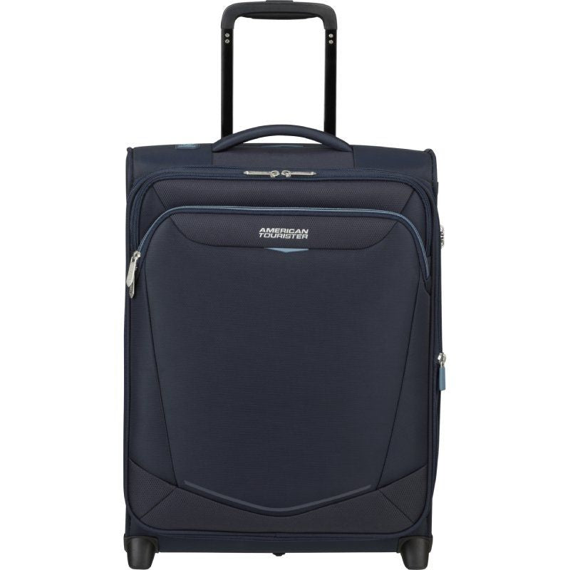Maleta De Cabina American Tourister Upright Summerride 55cm 55x40x20cm 2 Ruedas Azul Marino