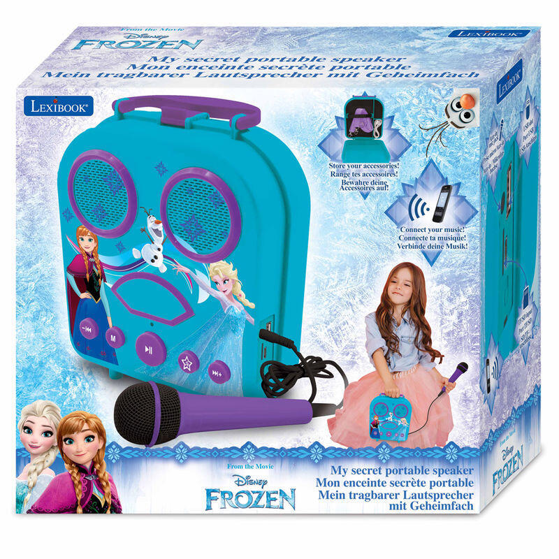 Maleta Karaoke Frozen Disney Portatil
