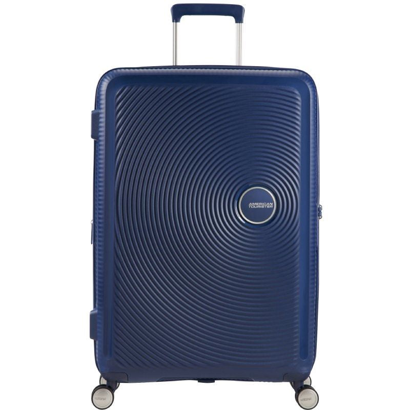 Maleta Mediana American Tourister Soundbox Spinner 67cm 67x46.5x29cm 4 Ruedas Azul Marino