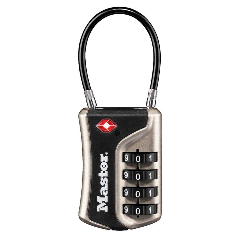 Mamer Lock Tsa Zahlenschloss Nickel, 9,3x3,6x1,5 Cm