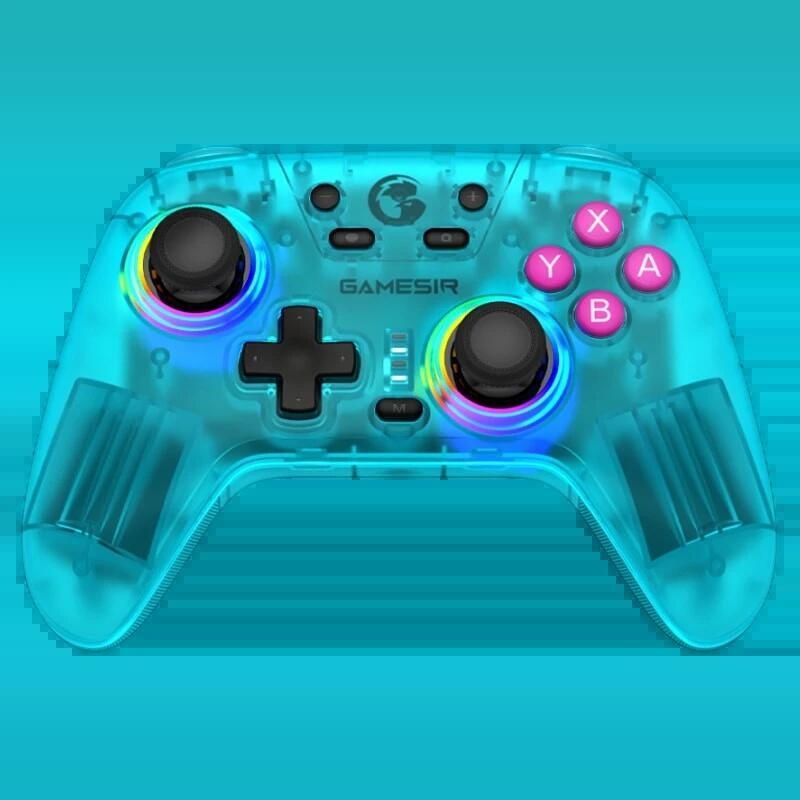 Mando Gamesir T4n Nova Azul Neón - Para Nintendo Switch/Pc/Smartphone/Tablet/Ios/Android Tv Box