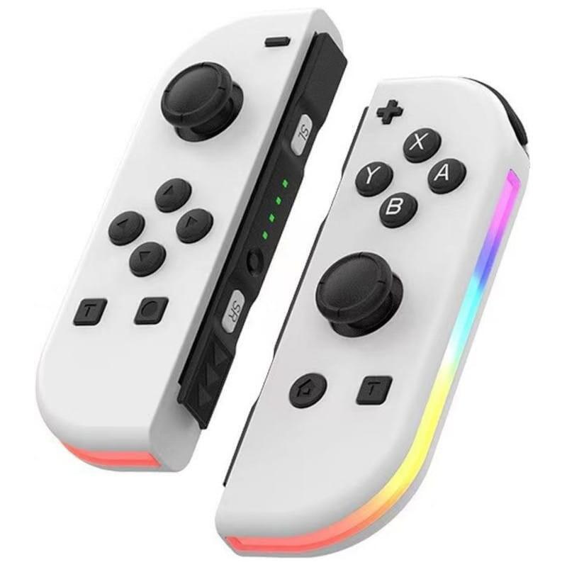 Mando Joy-Con Set Izq/Dcha Nintendo Switch Compatible Blanco Rgb