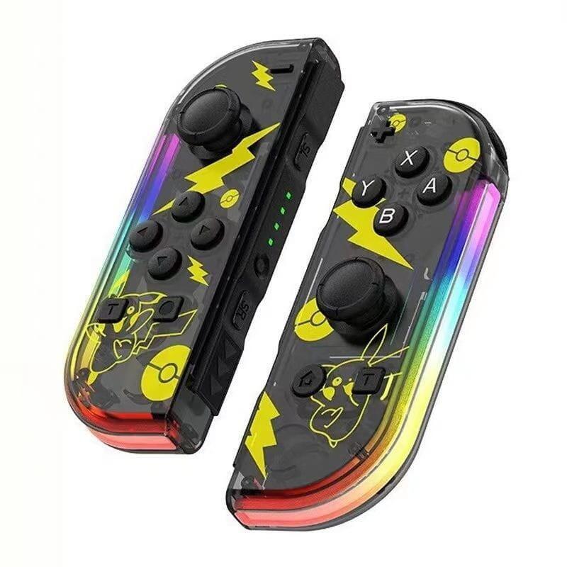 Mando Joy-Con Set Izq/Dcha Nintendo Switch Compatible Negro Pika Rgb