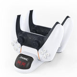 Mandos Dobe Tp5-0506 Para Ps5  Base De Carga Blanco