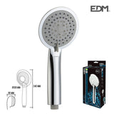 Mango De Ducha Anticalcareo. Moderno. 3 Funciones. Color Cromo. Edm