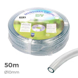 Manguera Cristal Transparente Ø Interior 10mm Ø Exterior 14mm Rollo 50m