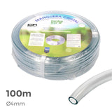 Manguera Cristal Transparente Ø Interior 4mm Ø Exterior 6mm Rollo 100m