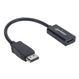 Manhattan 151634 Adaptador De Cable Displayport Hdmi Negro