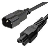 Manhattan 339360 Extension Cable De Alimentacion C14 To C5 F M 1.8m Black
