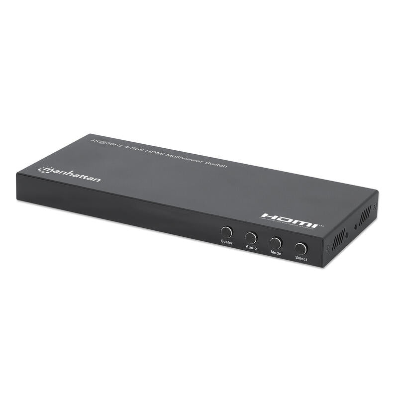 Manhattan 4k 30hz 4-Port Hdmi Multiviewer Switch