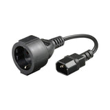 Manhattan Power Adapter Iec320 C14 Into Schuko F 23cm