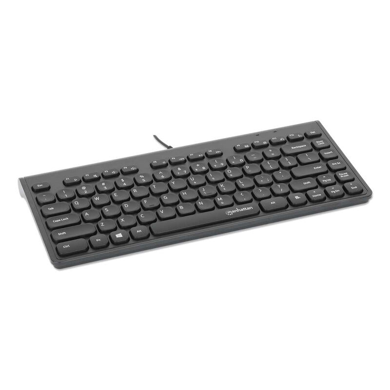 Manhattan Slim Usb Mini-Teclado 1.5m Cable Negro