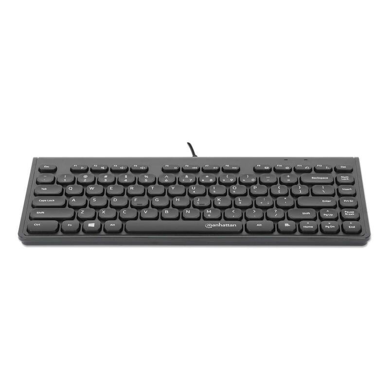 Manhattan Slim Usb Mini-Teclado 1.5m Cable Negro