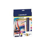 Manley Set Pintura Gouache Set 16 Piezas C/Surtidos