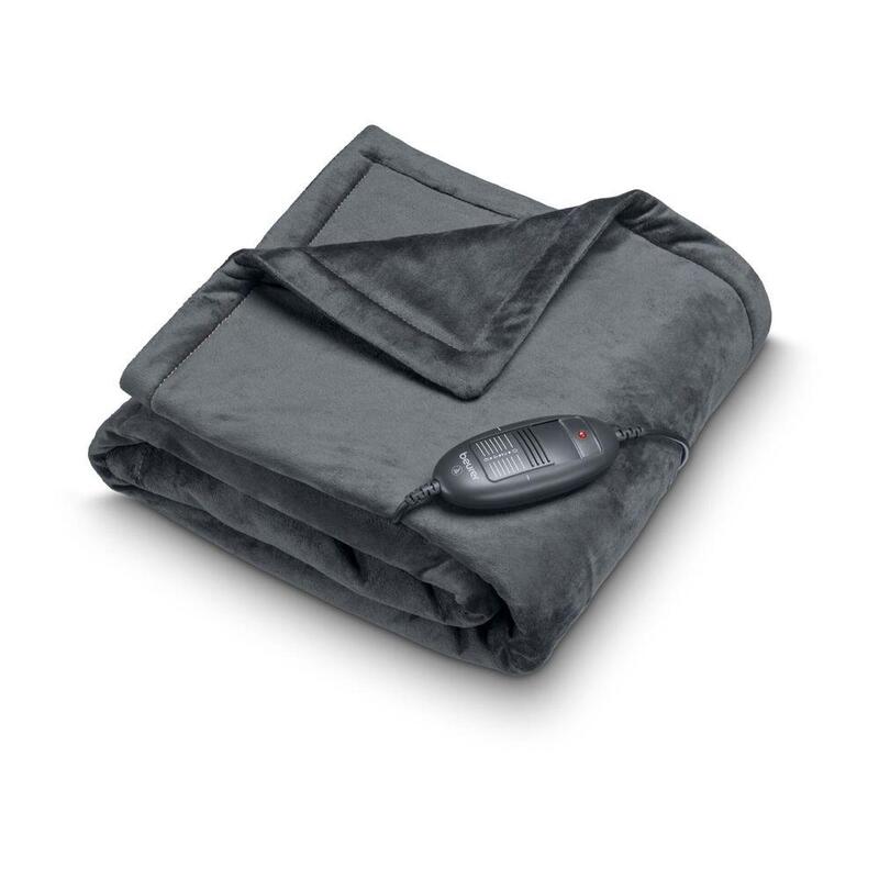 Manta  Beurer Eléctrica Hd 74 Cosy Limited Edition, Manta Eléctrica Negra, 150 X 130 Cm 40010