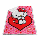 Manta Coralina Sherpa Hello Kitty 120x150cm