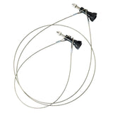 Mantona Safety Line Set Stainless Steel 40cm + 100cm