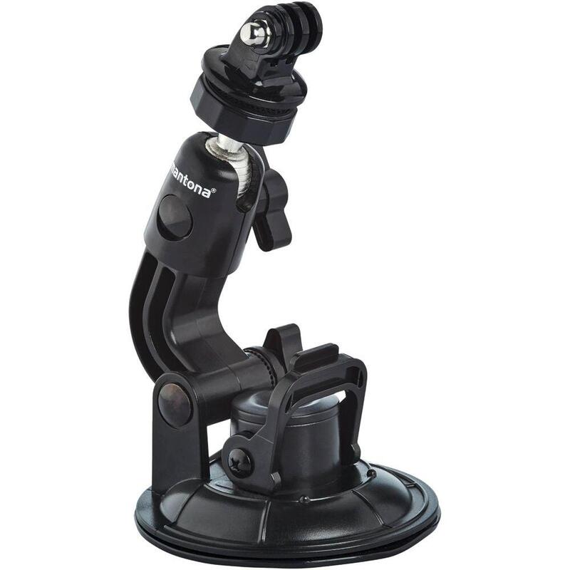 Mantona Suction Cup Mount Xl 1/4 Inch + Gopro Mount