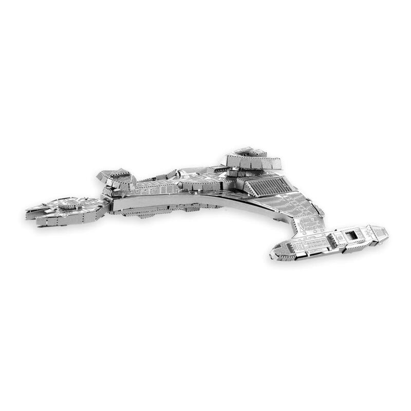 Maqueta 3d Metal Fascinations Star Trek Klingon Vor'Cha Class  Montaje Sin Pegamento Ni Soldadura