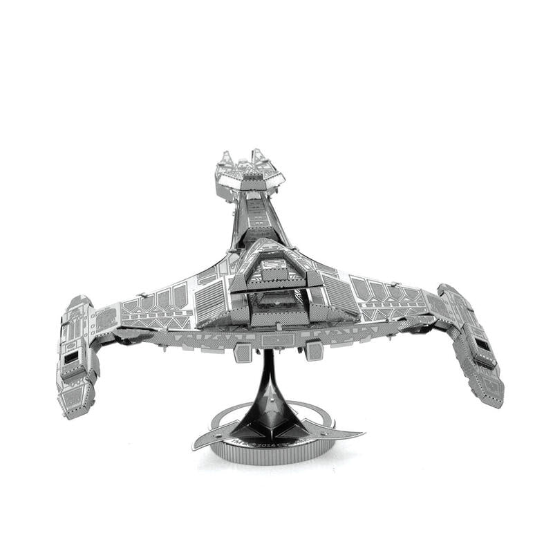 Maqueta 3d Metal Fascinations Star Trek Klingon Vor'Cha Class  Montaje Sin Pegamento Ni Soldadura