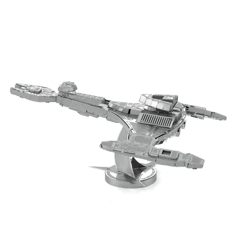 Maqueta 3d Metal Fascinations Star Trek Klingon Vor'Cha Class  Montaje Sin Pegamento Ni Soldadura