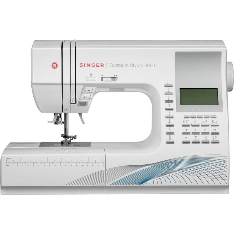Maquina De Coser Singer Quantum Stylistâ¢ 9960 Nãºmero De Puntadas 600, Nãºmero De Ojales 13, Blanco