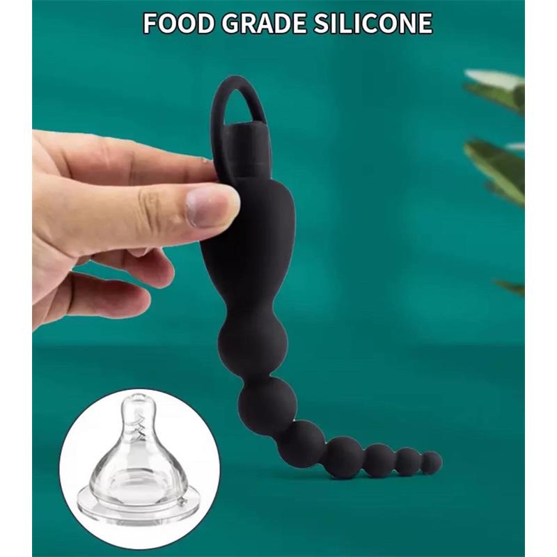 Marbe Cadena Anal Con Vibración Usb Silicona