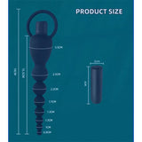 Marbe Cadena Anal Con Vibración Usb Silicona