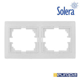 Marco Para 2 Elementos Horizontal Blanco 154x81x10mm S.Europa Solera Erp72u