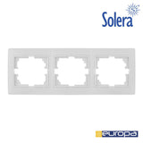 Marco Para 3 Elementos Horizontal Blanco 225x81x10mm S.Europa Solera Erp73u