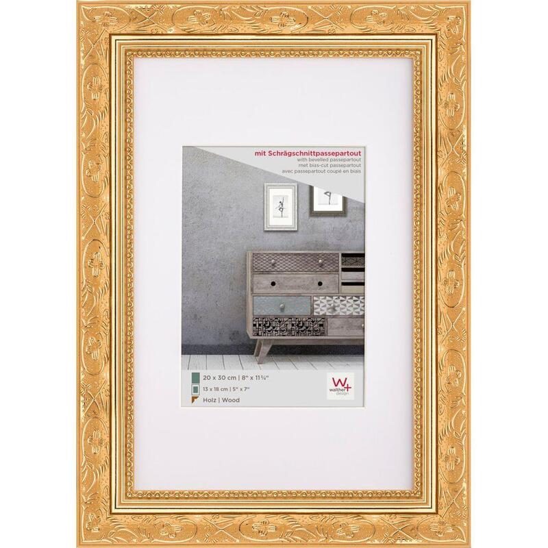 Marco Walther Barroco 20x30 Madera Oro Cr030g