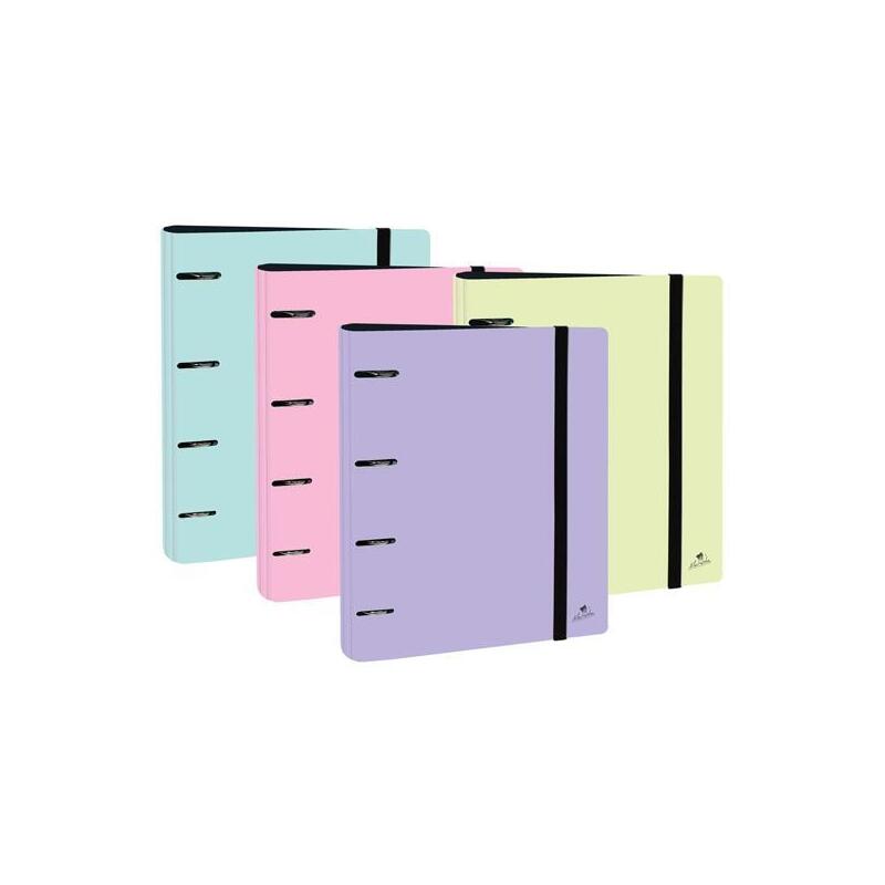 Mariola Carpeblock Anillas Mixtas 4x40mm C/Recambio 100h 90gr 6 Separadores Plástico Polyfoam Pastel