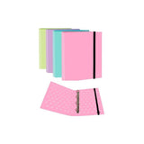 Mariola Carpeta Anillas Mixtas 4x40mm C/Goma Folio Cartón Forrado Surtidos Pastel