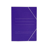 Mariola Carpeta Cartón Básica 500gr Gomas Solapa Folio 34x25cm Cartón Mate Azul -20u-