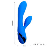 Vibrador  Marna Usb Azul