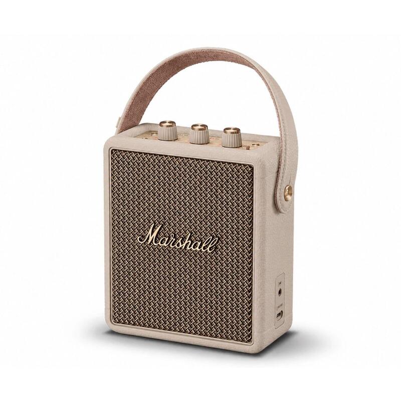 Marshall Stockwell Iii Crema Altavoz Portátil Bluetooth Batería + 40h De Autonomía