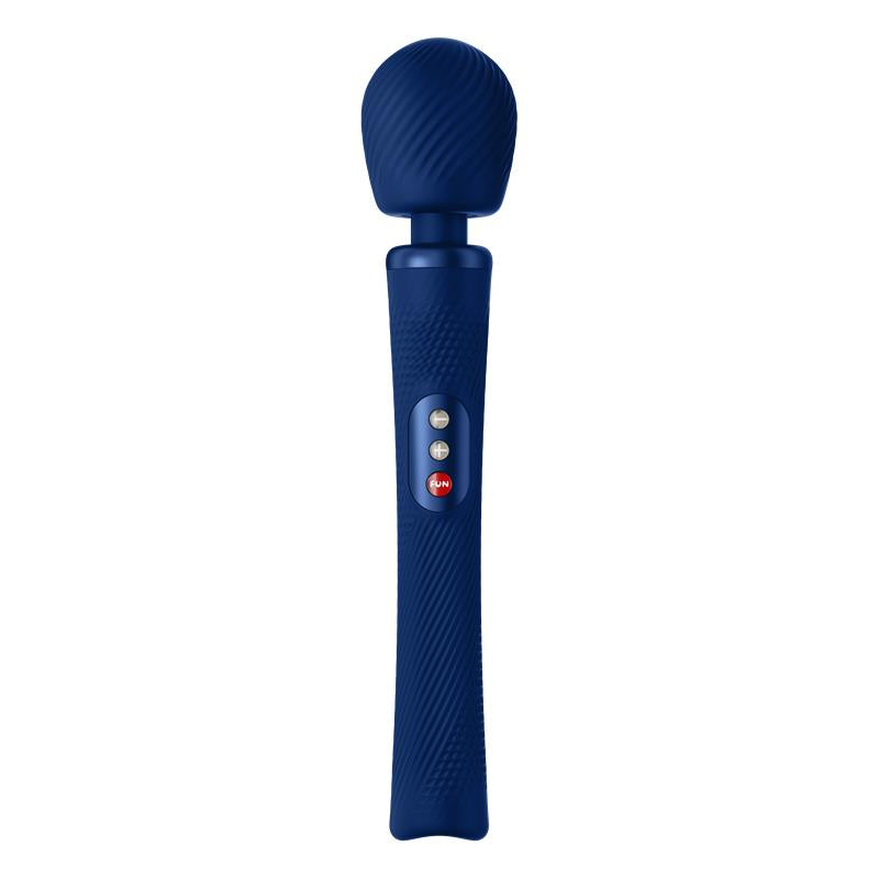 Fun Factory - Vim Wand Rumble Vibrador Recargable Silicona Azul Medianoche