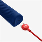 Fun Factory - Vim Wand Rumble Vibrador Recargable Silicona Azul Medianoche