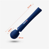Fun Factory - Vim Wand Rumble Vibrador Recargable Silicona Azul Medianoche