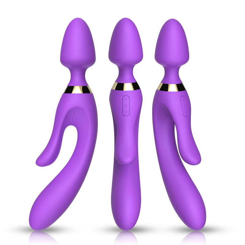 Masajeador Y Vibrador Púrpura