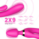 Masajeador Y Vibrador Rosa