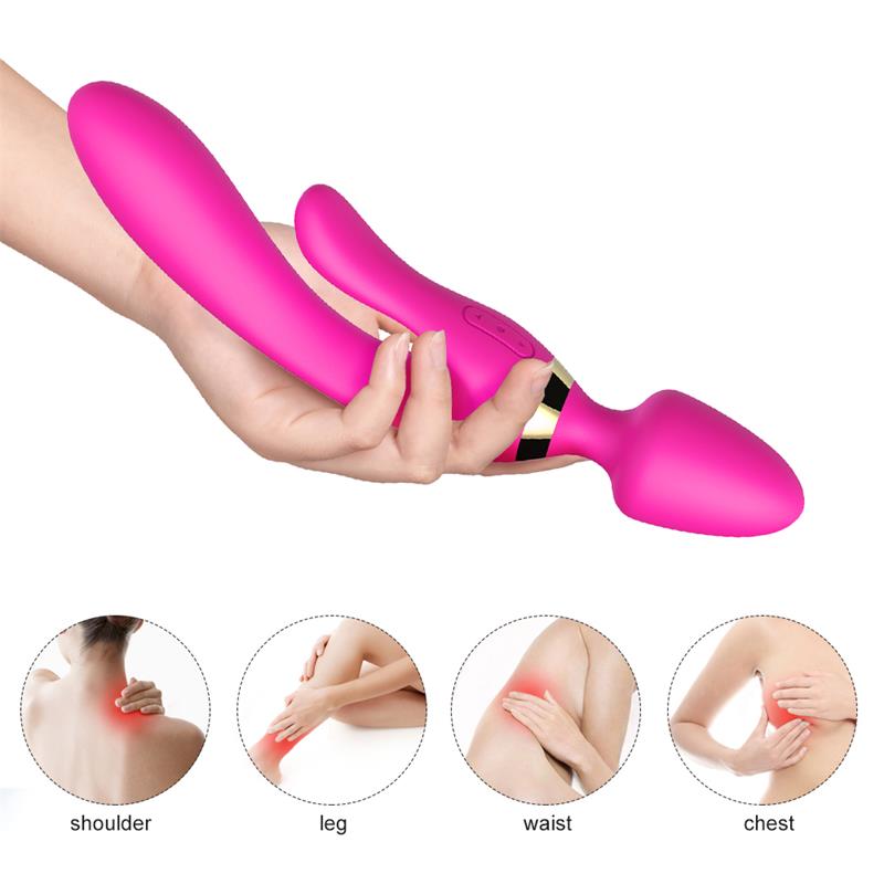 Masajeador Y Vibrador Rosa